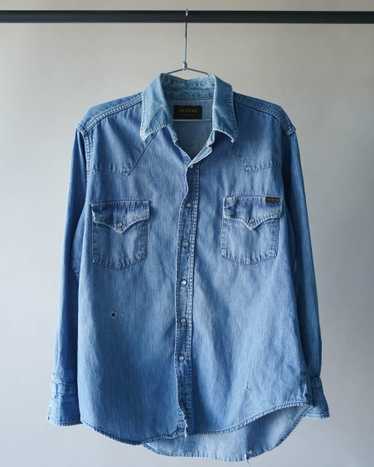 70's Sears Roebucks Denim Shirt - Large