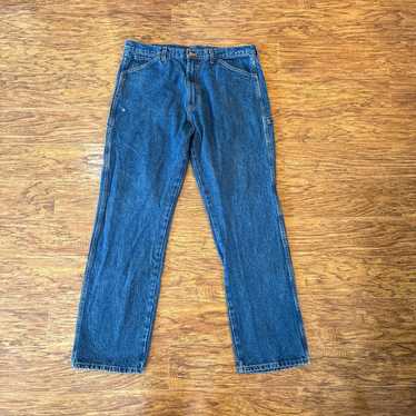 Made In Usa Round House American USA Blue Denim C… - image 1