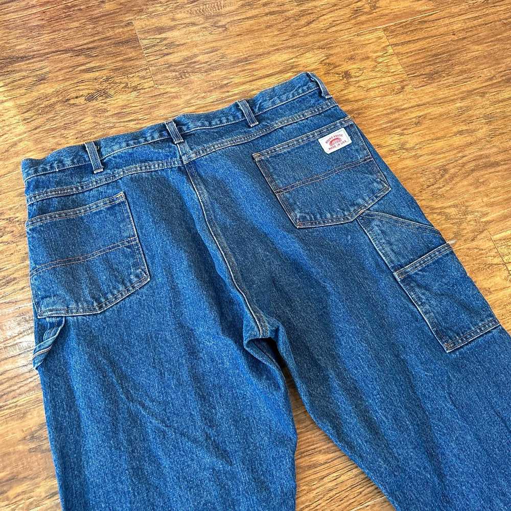 Made In Usa Round House American USA Blue Denim C… - image 4