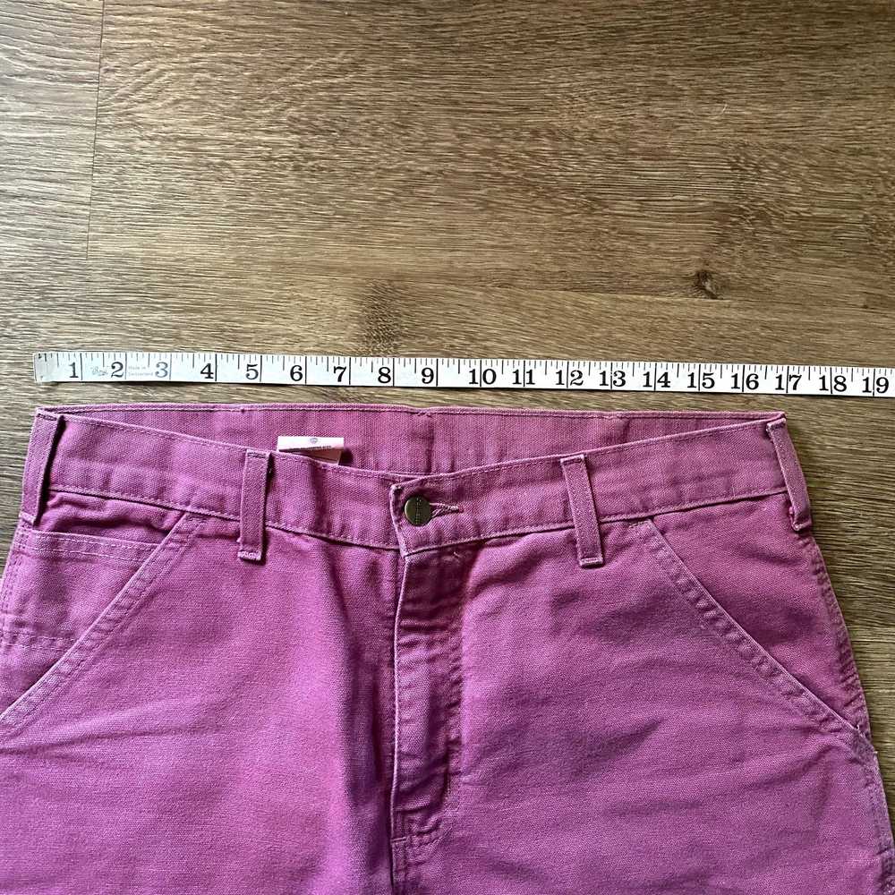 Carhartt Pink Dyed Carhartt Canvas Carpenter Pant… - image 3