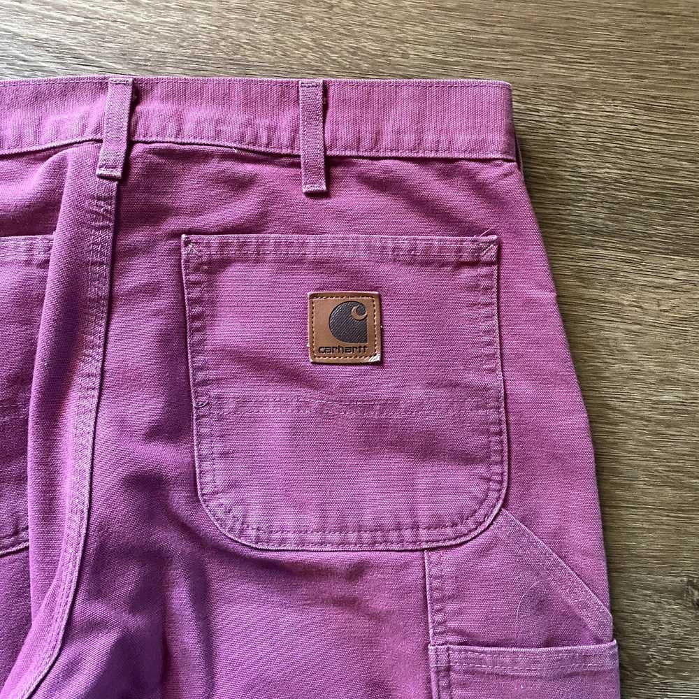 Carhartt Pink Dyed Carhartt Canvas Carpenter Pant… - image 6