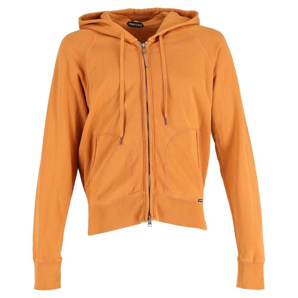 Product Details Tom Ford Orange Zip Up Hoodie - image 2