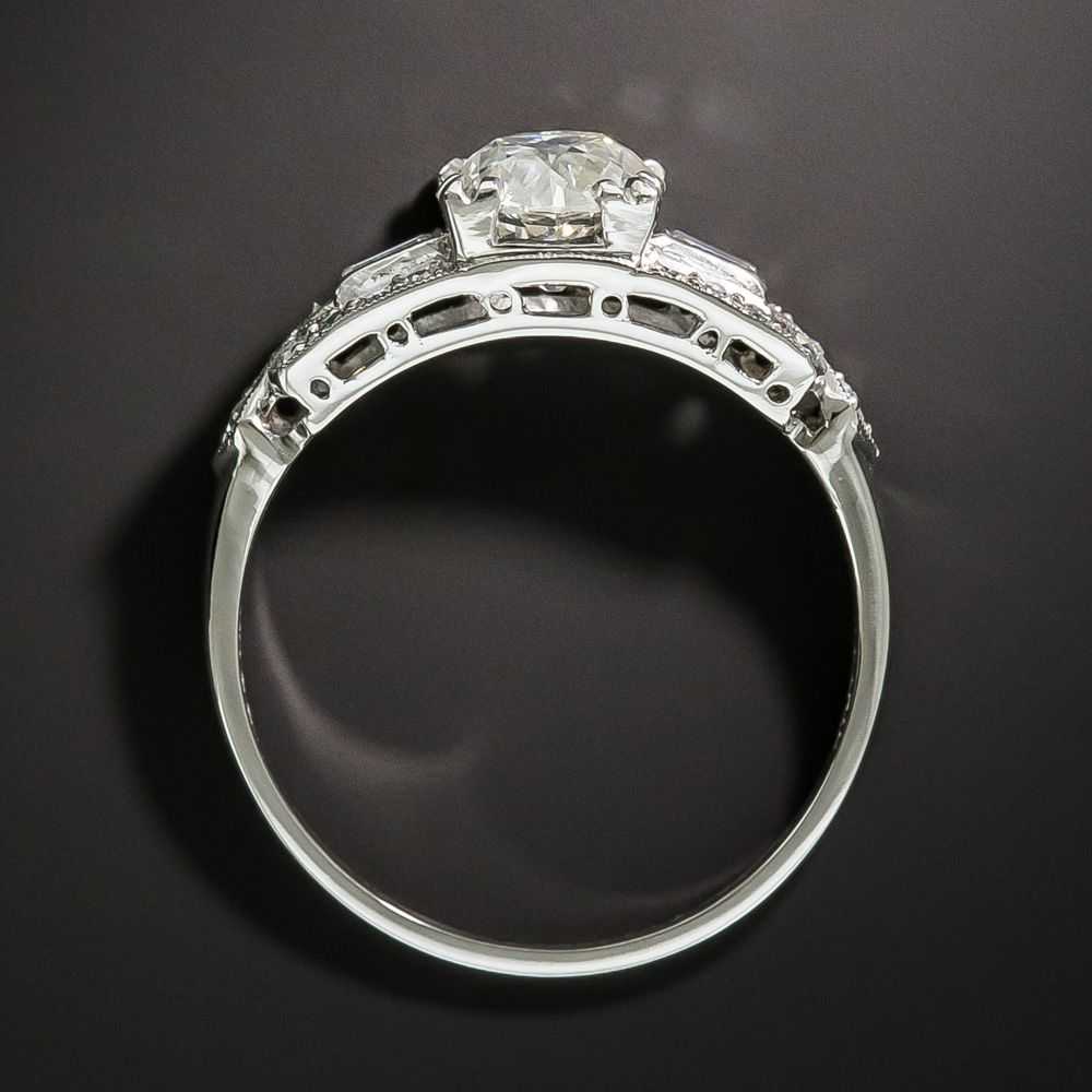 Art Deco 1.03 Carat Diamond Engagement Ring - GIA… - image 3