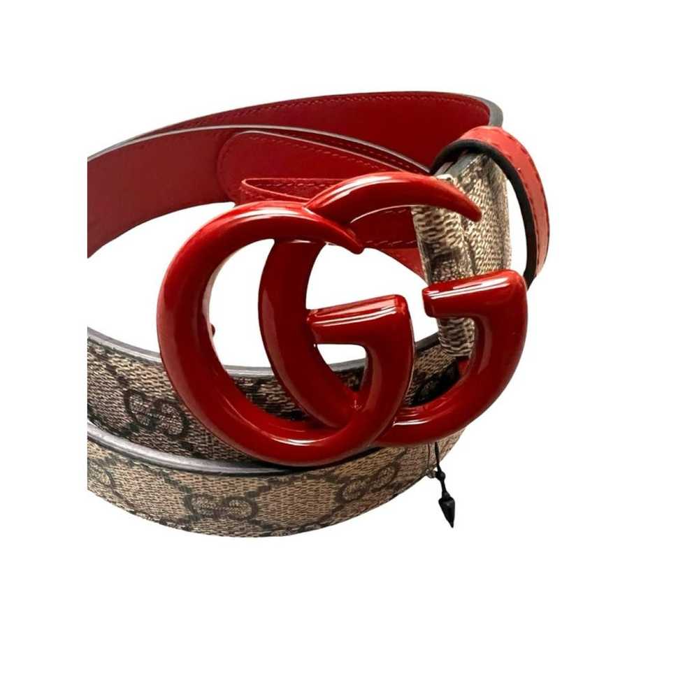 Gucci Gg Buckle leather belt - image 2