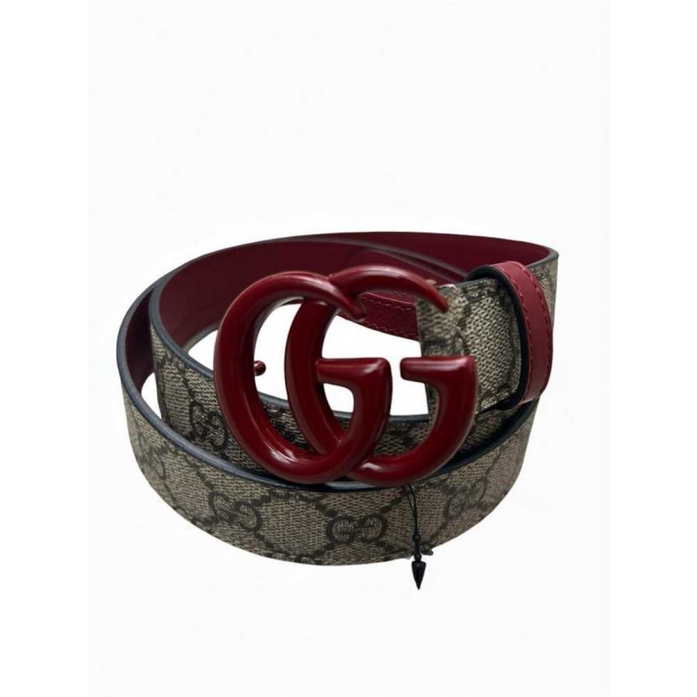 Gucci Gg Buckle leather belt - image 3