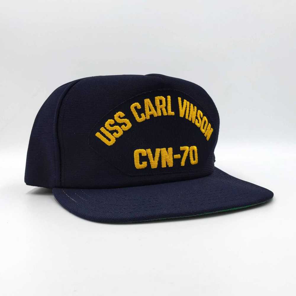 Streetwear × Trucker Hat × Vintage Vintage USS Ca… - image 1