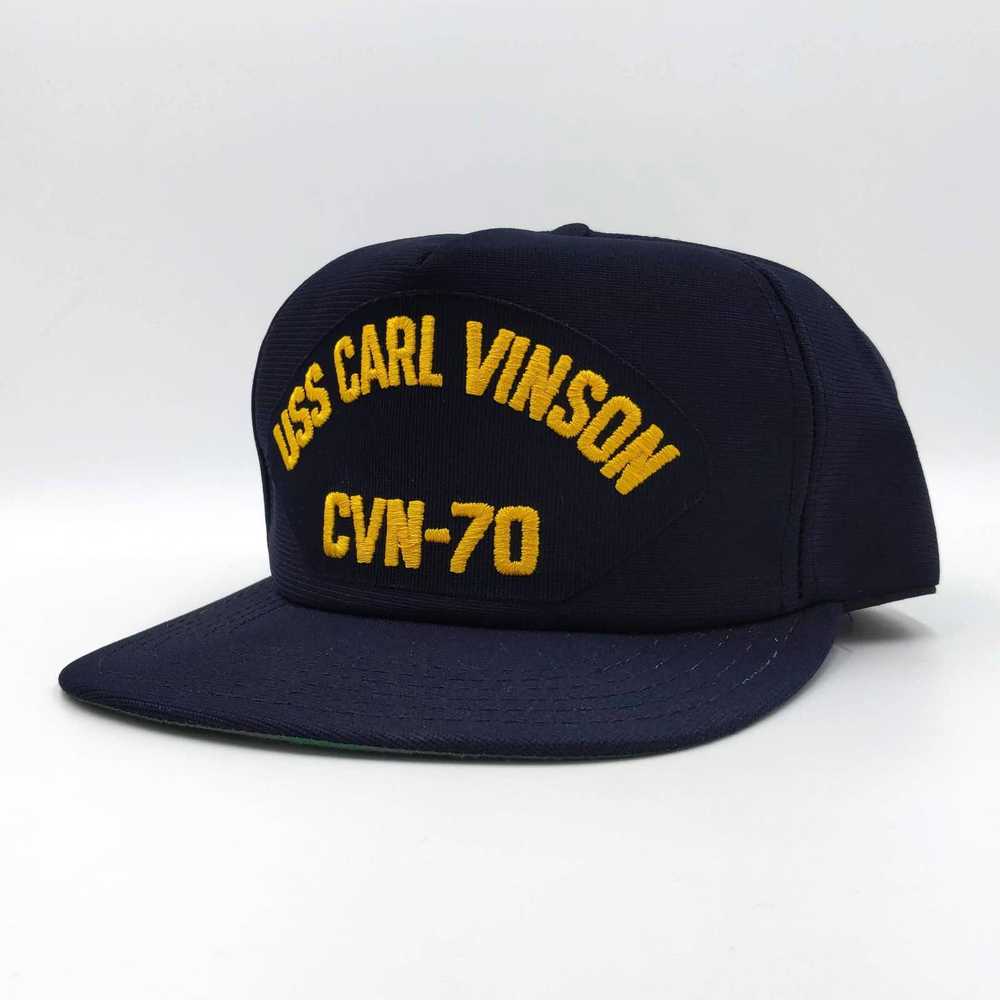 Streetwear × Trucker Hat × Vintage Vintage USS Ca… - image 3