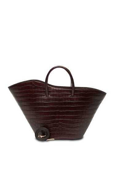 Little Liffner Croc Embossed Tulip Tote