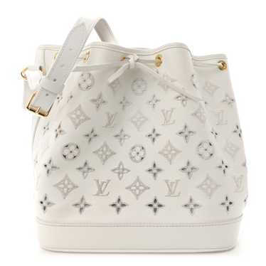 LOUIS VUITTON Calfskin Monogram Cutout Petit Noe … - image 1