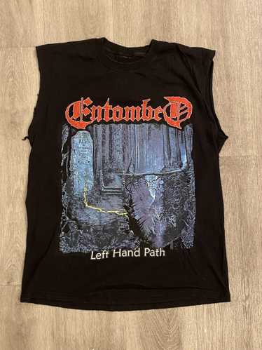 Band Tees Entombed Left Hand Path cutoff tee