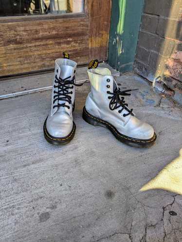 Doc Martens Silver metallic docs, Women's 7 (7) |…