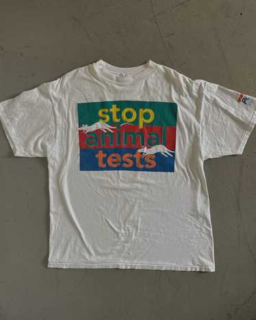 Hanes Beefy Tee Stop Animal Tests tee (XL) | Used,