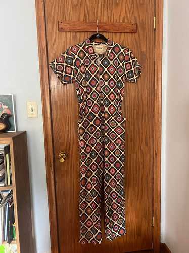 Noble Adult utility suit - granny print (M) | Used