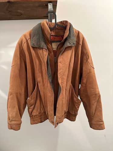 Georgetown Leather Design Brown leather jacket (M)