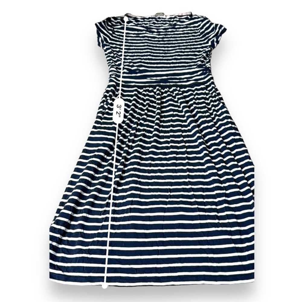 Boden Boden Amelie Jersey Navy Blue & White Strip… - image 11