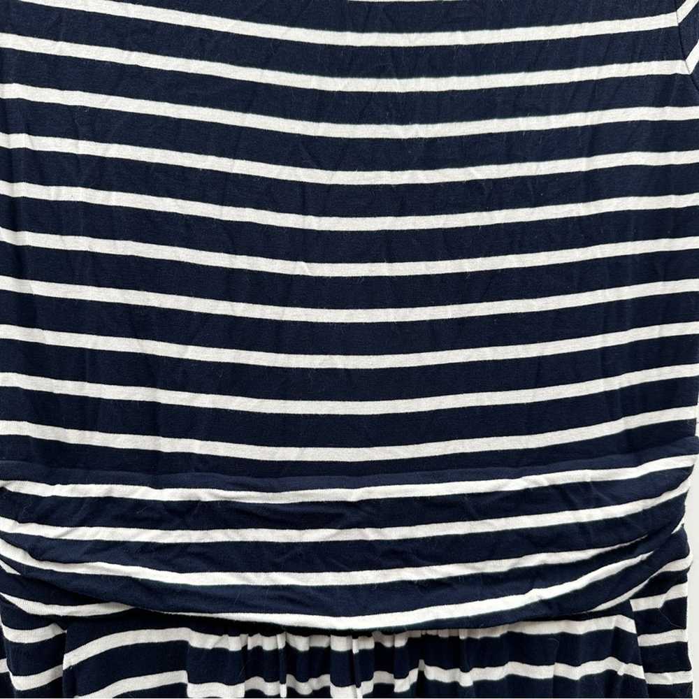 Boden Boden Amelie Jersey Navy Blue & White Strip… - image 8