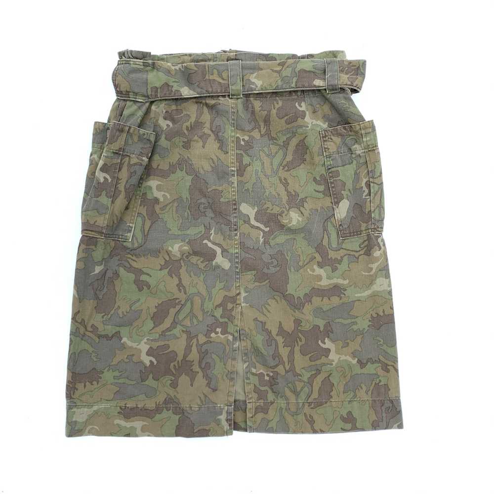 Kapital Peace Camo Cargo Skirt - image 2