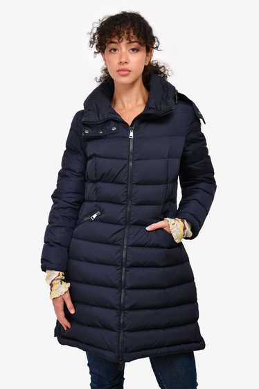 Moncler Navy Down 'Flammette' Coat Size 1 - image 1