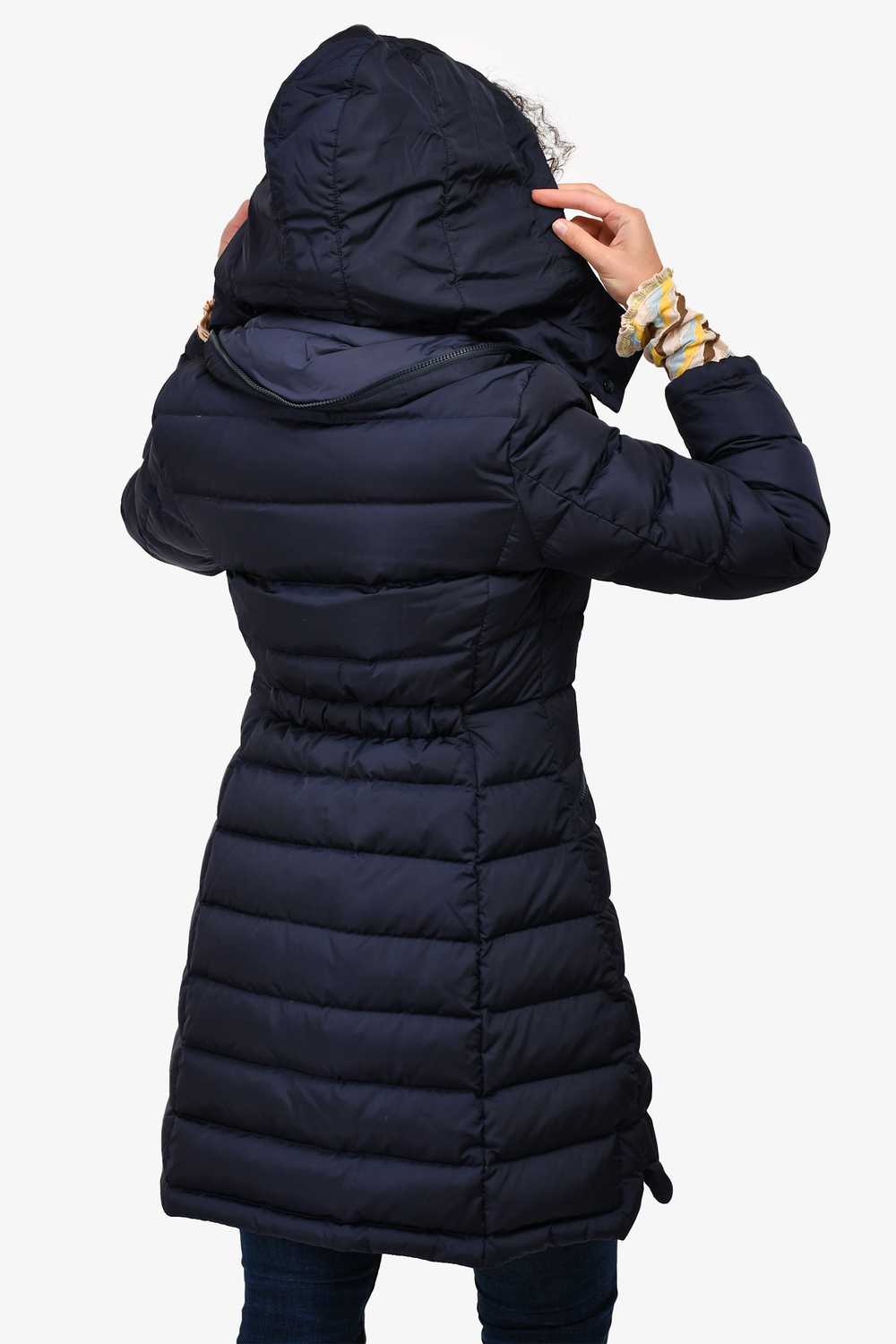 Moncler Navy Down 'Flammette' Coat Size 1 - image 4