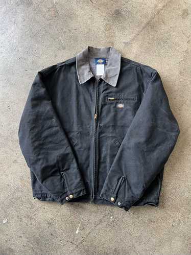 1990s Dickies Black Detroit Style Work Jacket