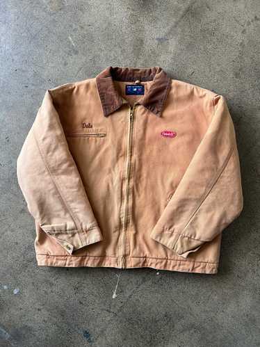 1990s Peterbilt Sun Faded Detroit Style Work Jacke