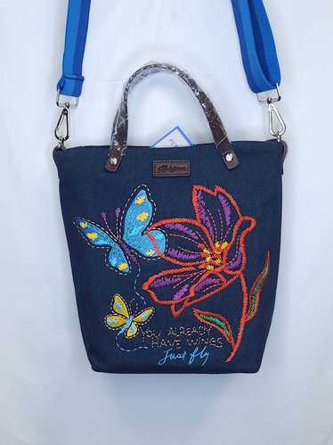 Brighton Petalwings Embroidered Bag - image 1