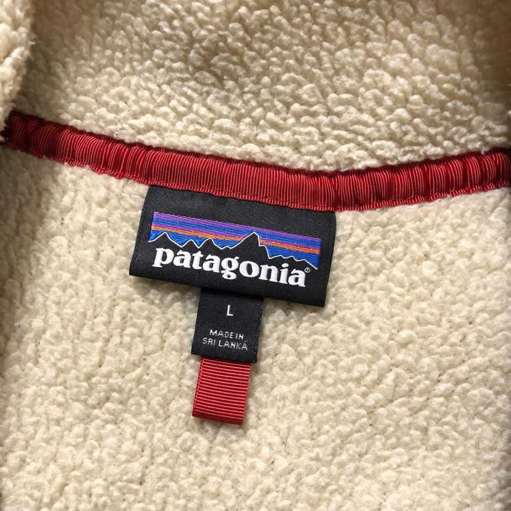 Patagonia Patagonia Deep Pile Beige Sherpa Fleece… - image 4