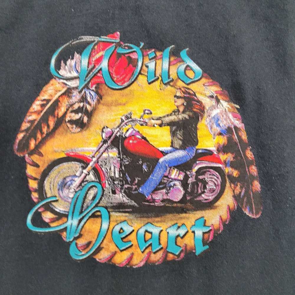 Anvil Vintage Wild-Heart Biker Tank-Top Womnes La… - image 3