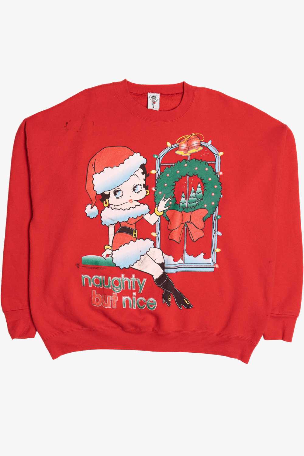 Vintage Betty Boop "Naughty But Nice" Ugly Christ… - image 1