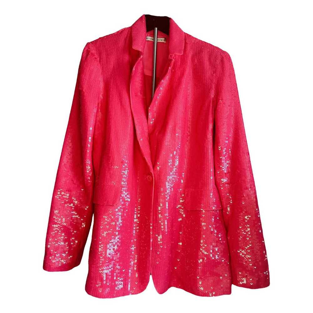 Alice & Olivia Glitter blazer - image 1