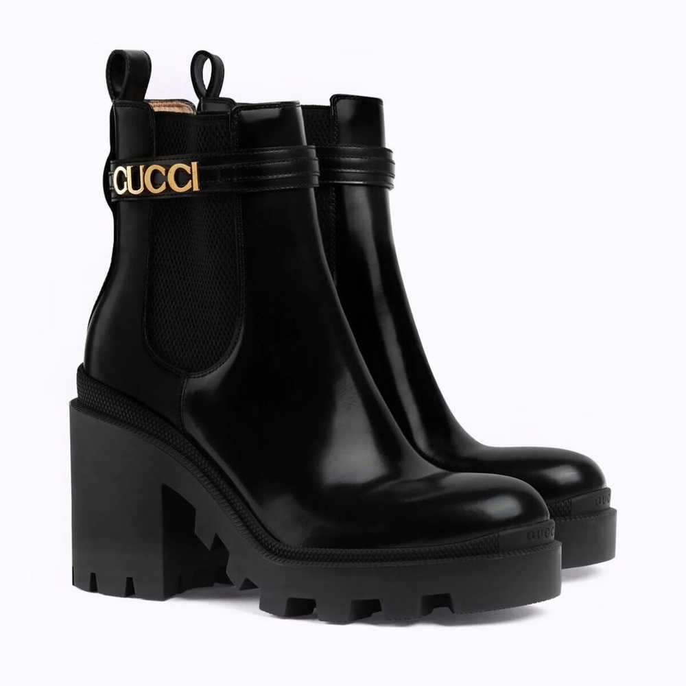 Gucci Leather ankle boots - image 2