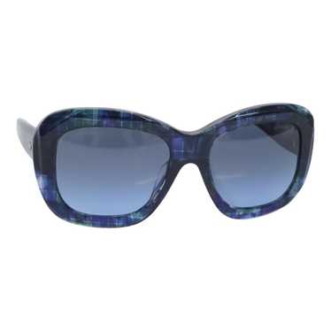 Chanel CHANEL Sunglasses plastic Navy Blue CC Aut… - image 1