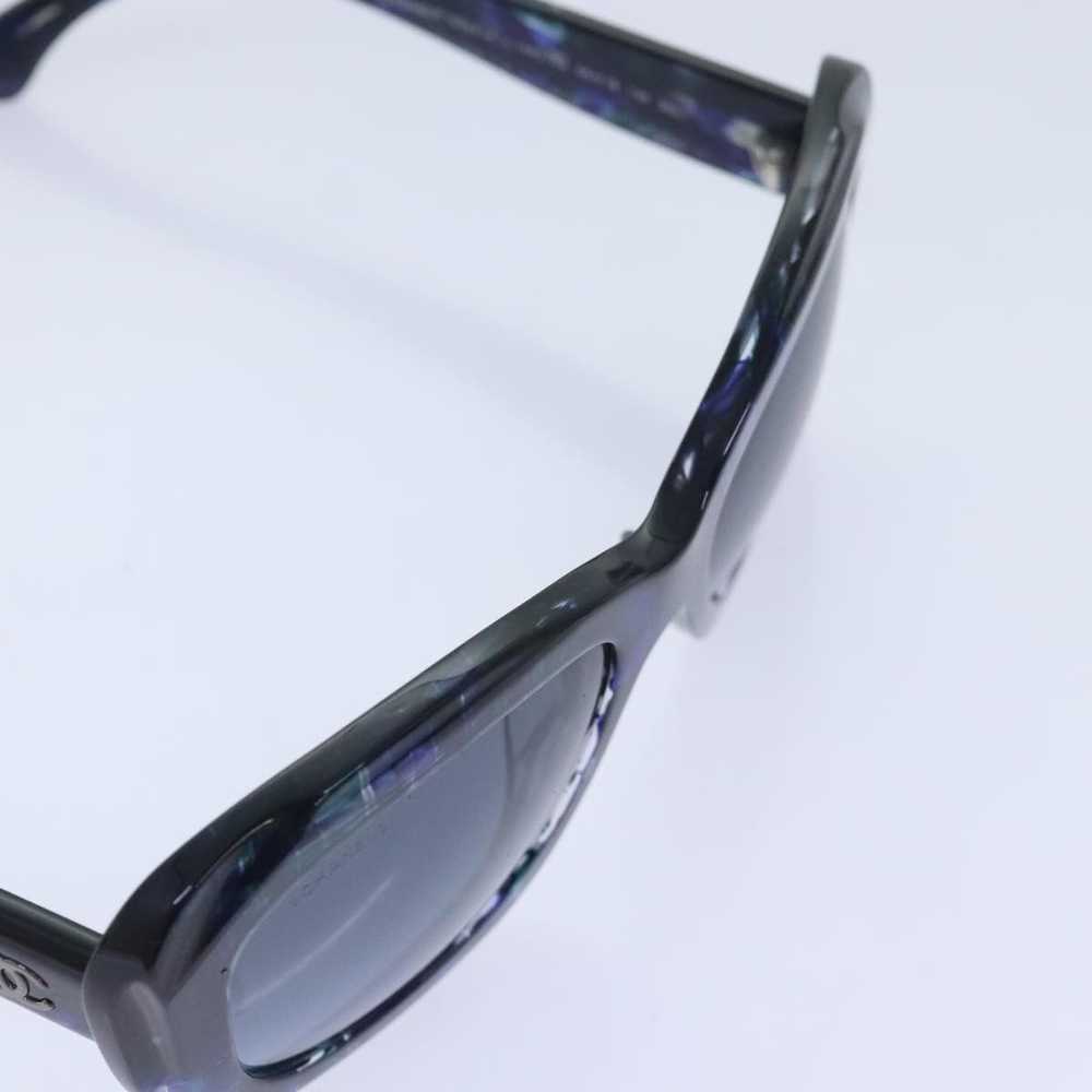 Chanel CHANEL Sunglasses plastic Navy Blue CC Aut… - image 5