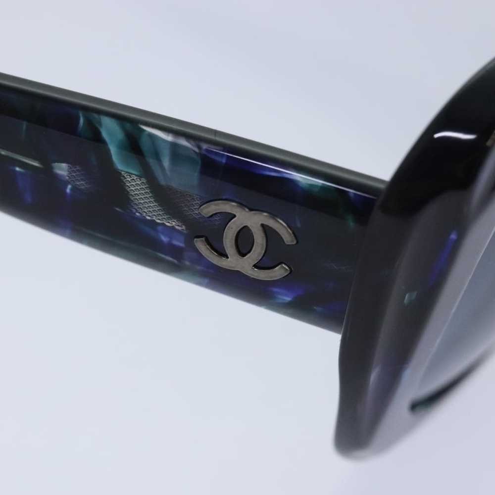 Chanel CHANEL Sunglasses plastic Navy Blue CC Aut… - image 8