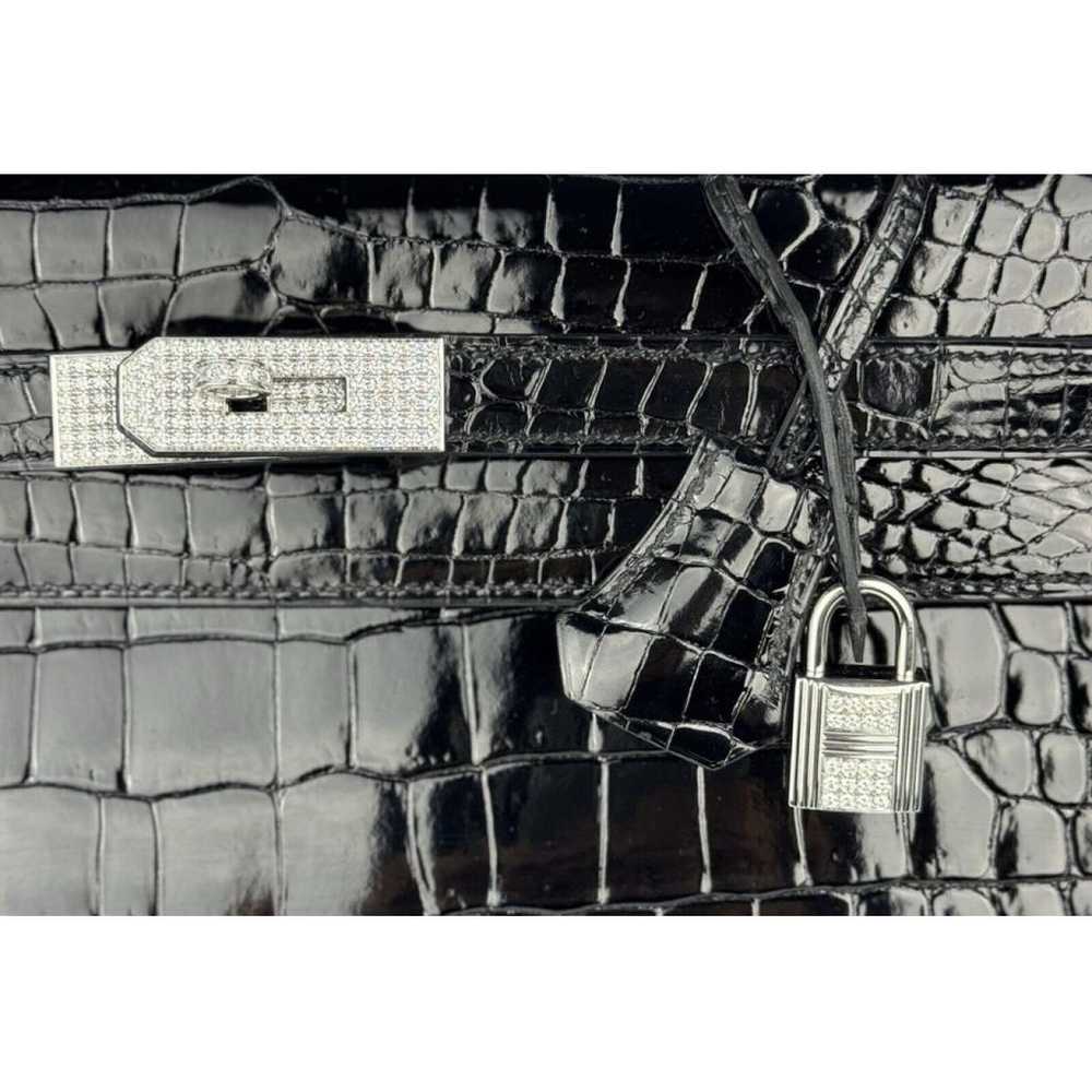 Hermès Birkin 35 crocodile handbag - image 3