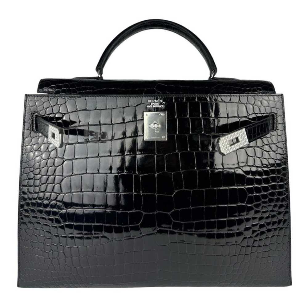 Hermès Birkin 35 crocodile handbag - image 5