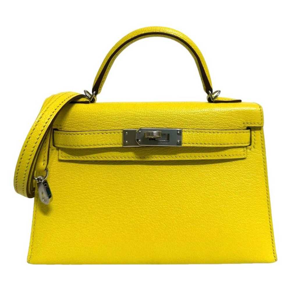 Hermès Kelly Mini leather handbag - image 1