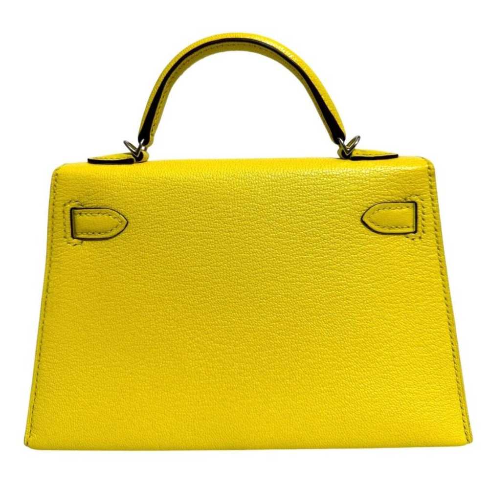 Hermès Kelly Mini leather handbag - image 5