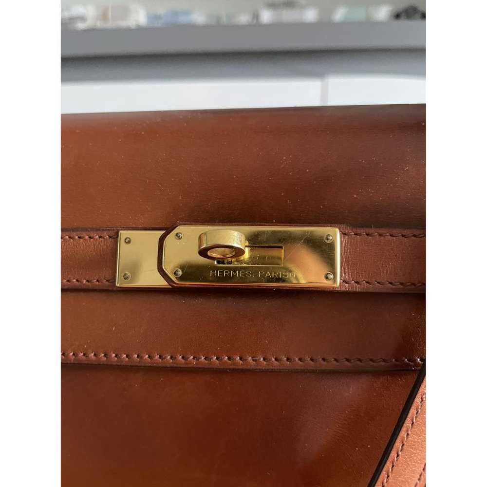 Hermès Kelly 35 leather handbag - image 4