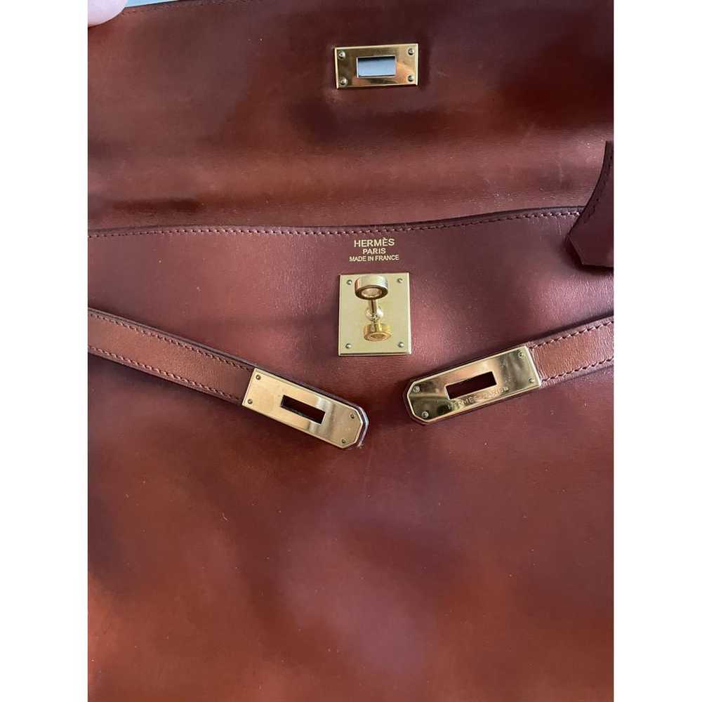 Hermès Kelly 35 leather handbag - image 5