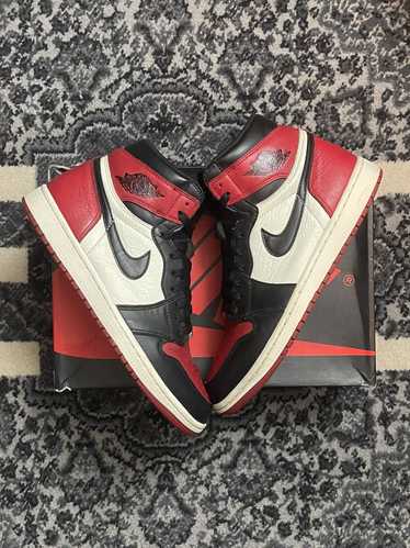 Nike Jordan 1 Bred Toe Size 10