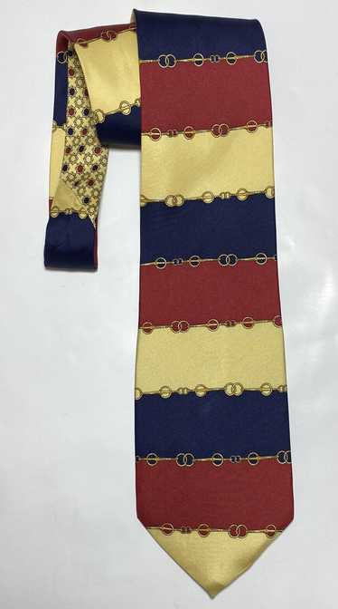 PAOLO GUCCI MULTICOLOR TIE 100% SILK STRIPED 58"/4