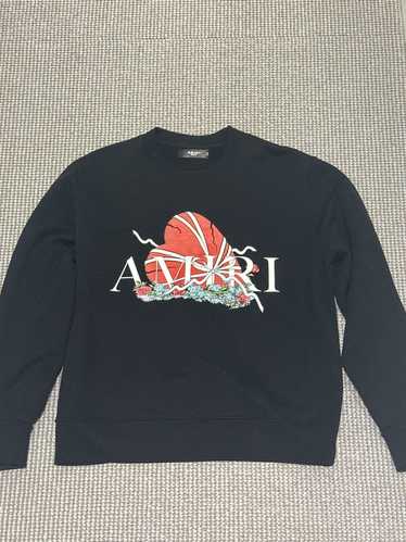 Amiri RARE Amiri broken heart black crewneck