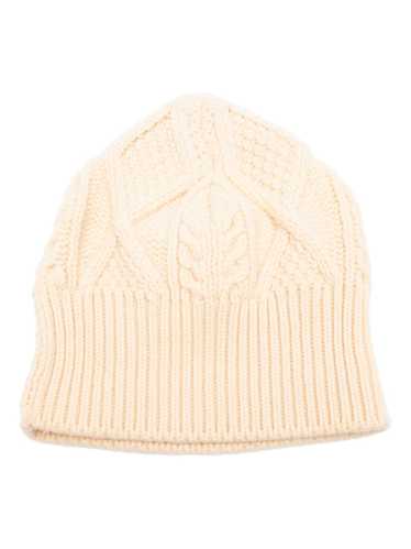 CHANEL Pre-Owned 1996 cable-knit beanie - Neutrals - image 1