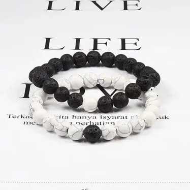 Bead Bracelet × Custom × Streetwear Bracelet Coupl