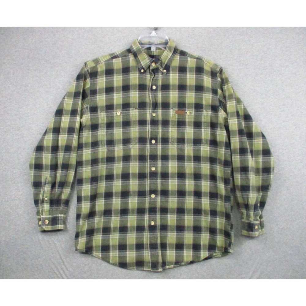 Carhartt Carhartt Flannel Shirt Medium Mens Olive… - image 1