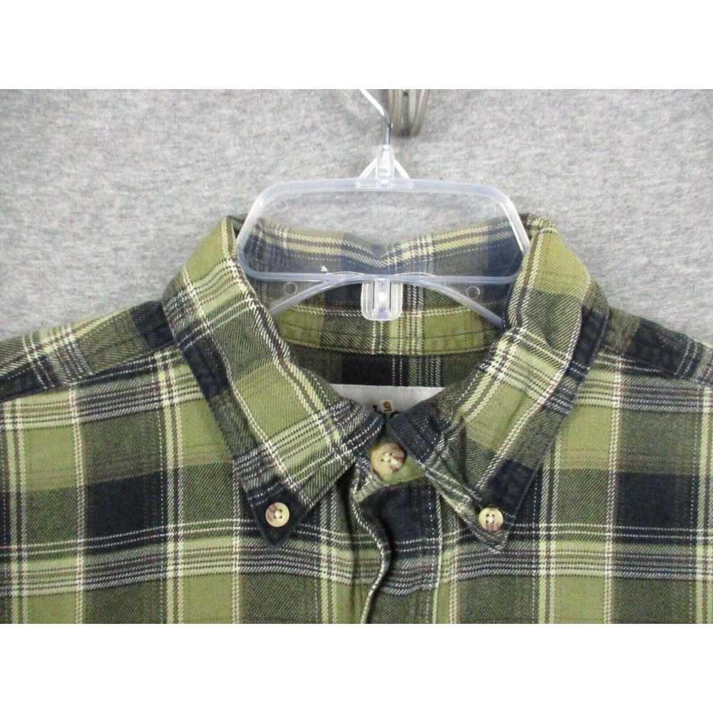 Carhartt Carhartt Flannel Shirt Medium Mens Olive… - image 3