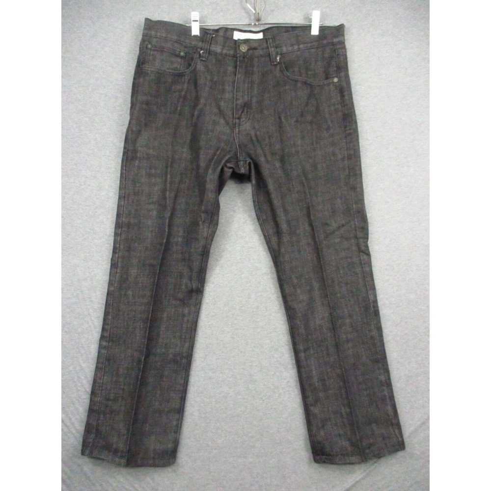 Vintage Echo Unltd Jeans 36 Mens Straight Fit Bla… - image 1