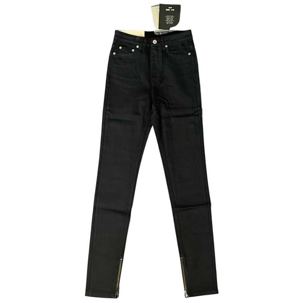 Blk Dnm BLK DNM Womens Bond Black High Rise Jeans… - image 1