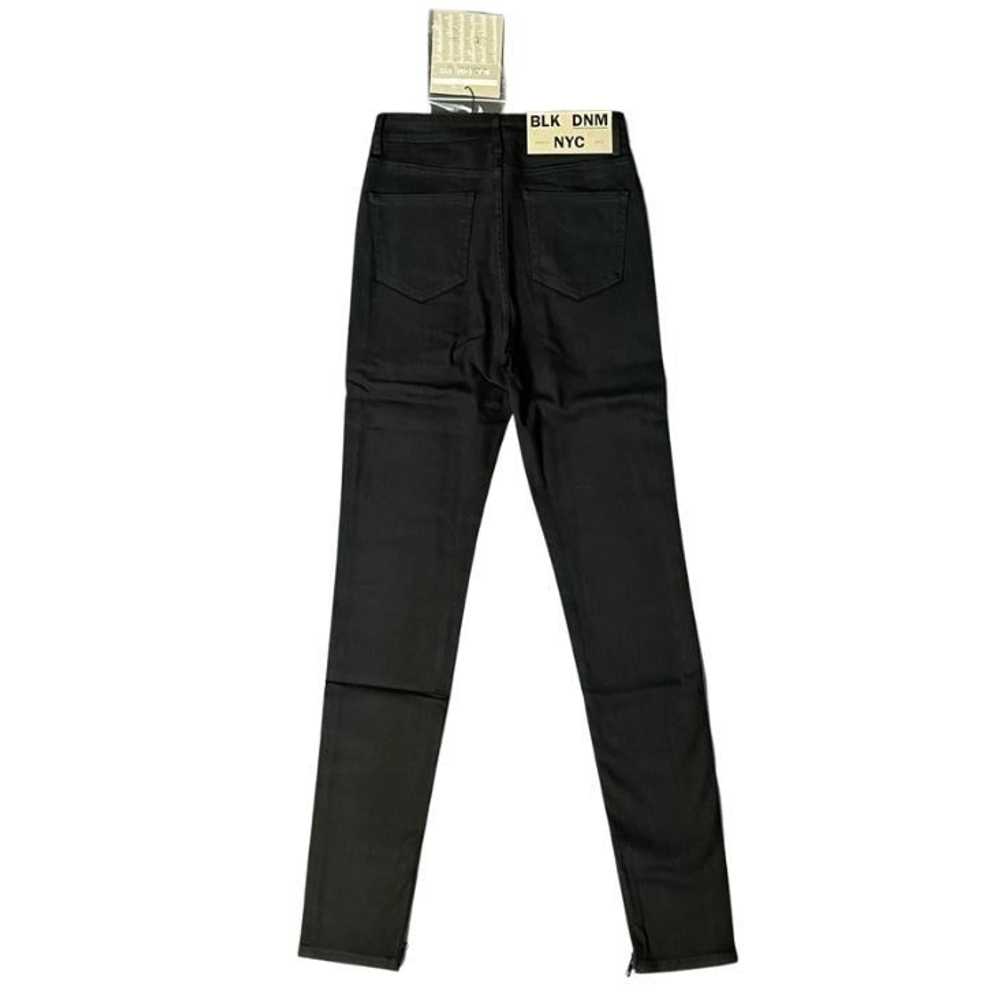 Blk Dnm BLK DNM Womens Bond Black High Rise Jeans… - image 2